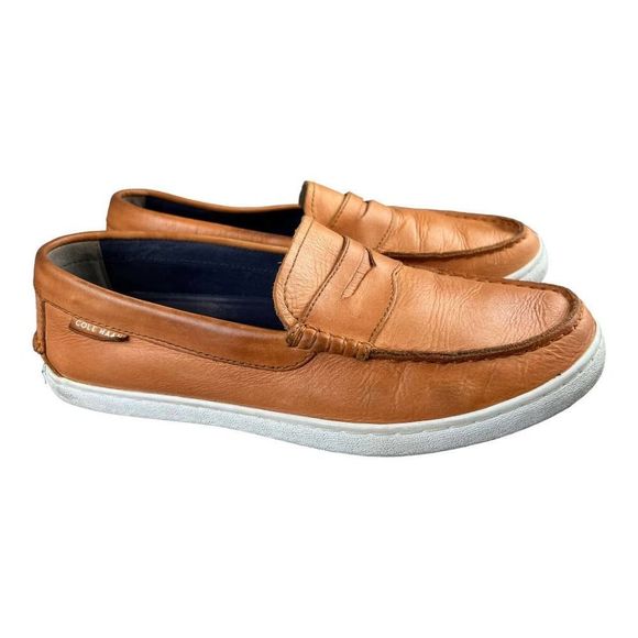 Cole Haan 8.5 Leather Penny Loafer Shoes - Picture 4 of 16